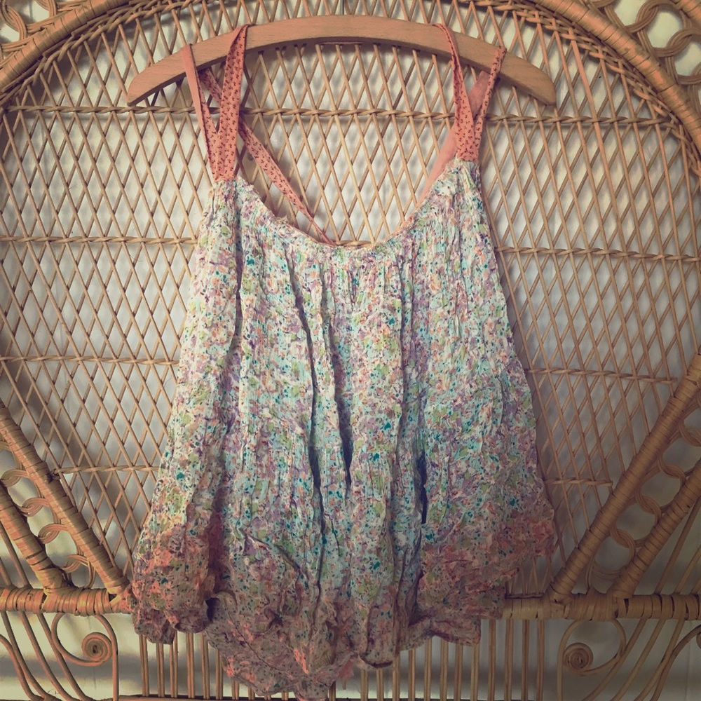 Free People Floral Cami
